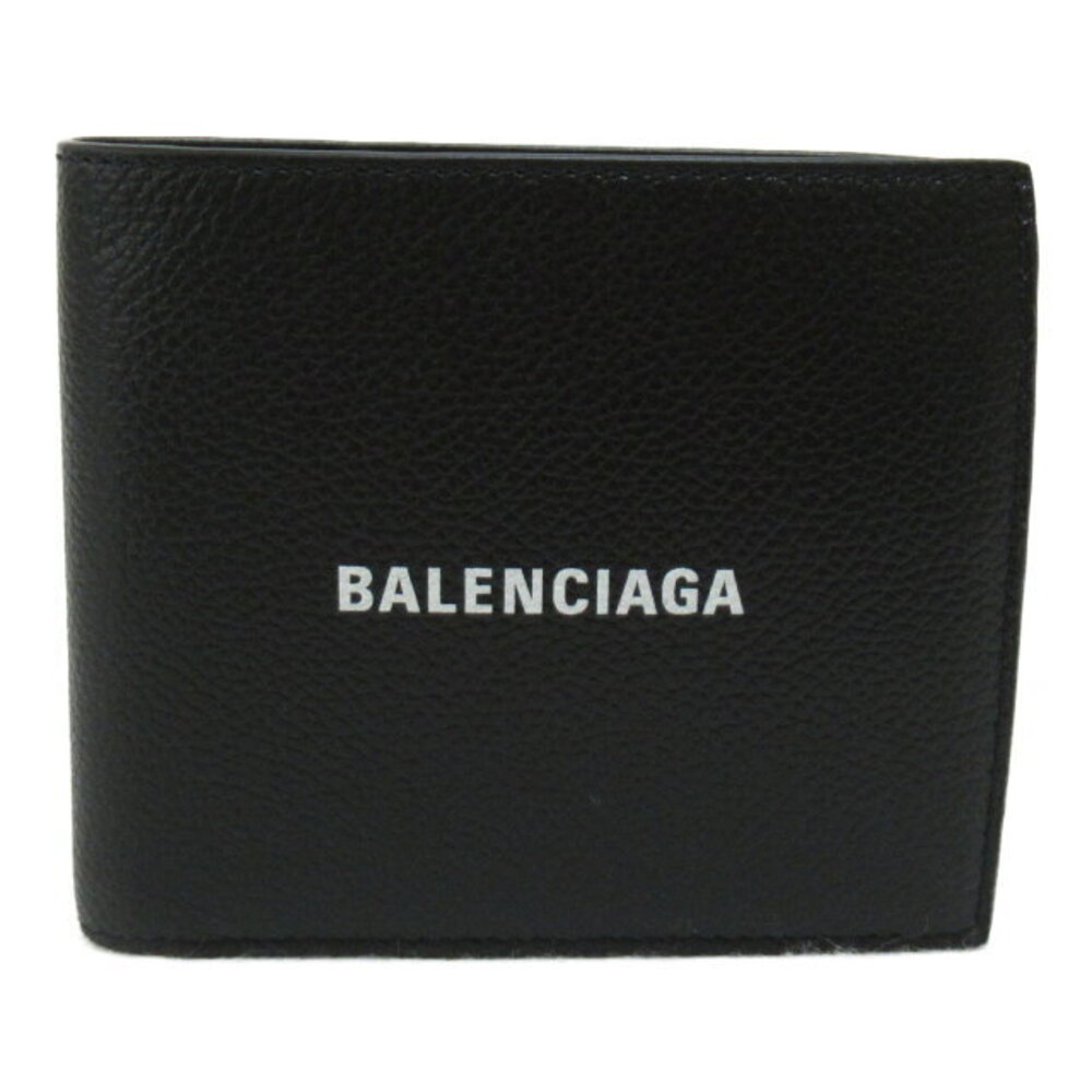 Balenciaga Leather Bifold Black Wallet - Picture 2 of 9
